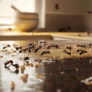 Fourmis dans une maison à Dainville