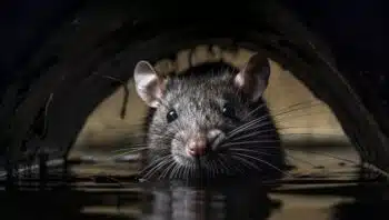 Crottes de souris dans un garage à Bapaume